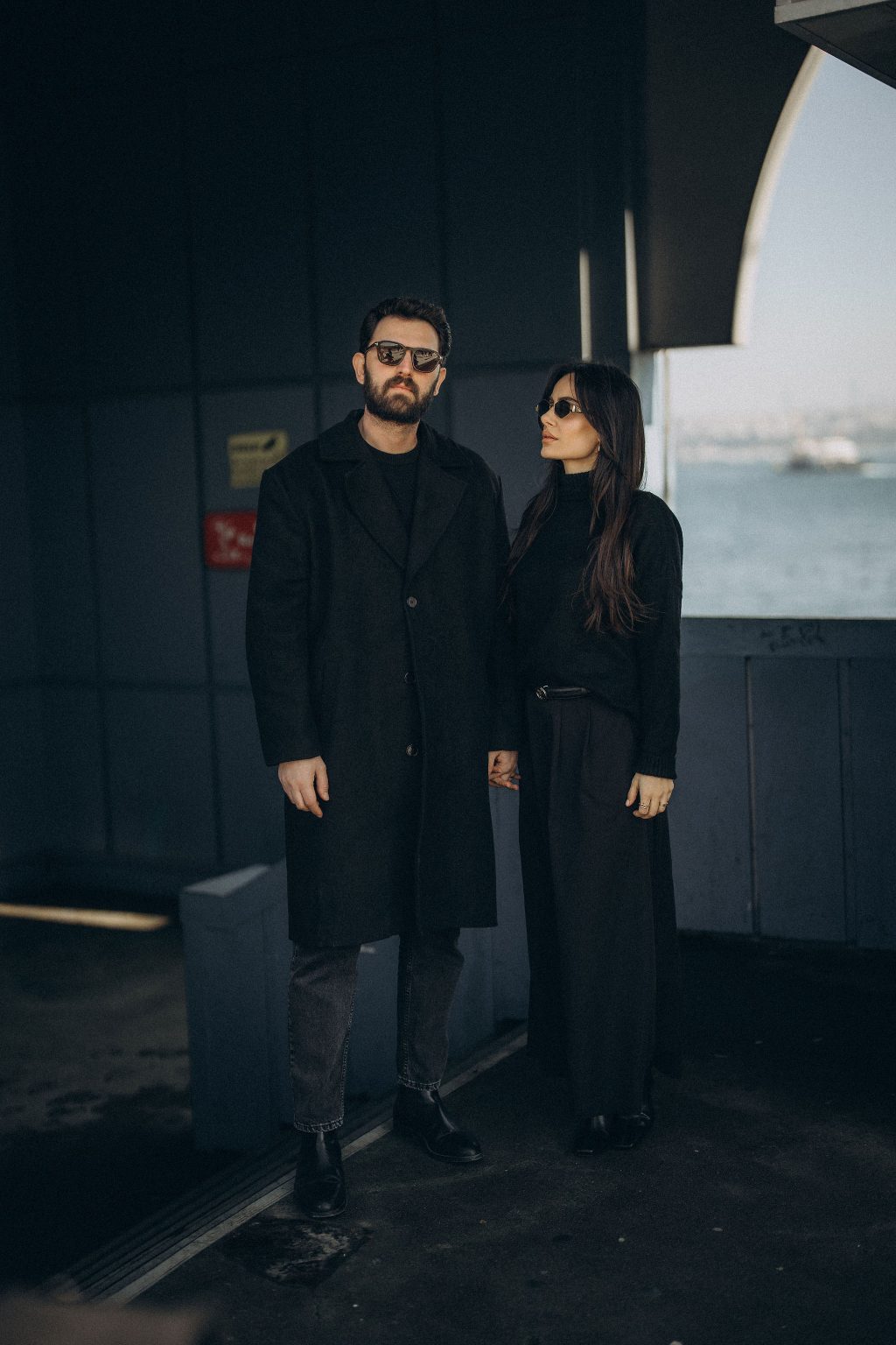 Deniz und Beytullah unter der Galatabrücke