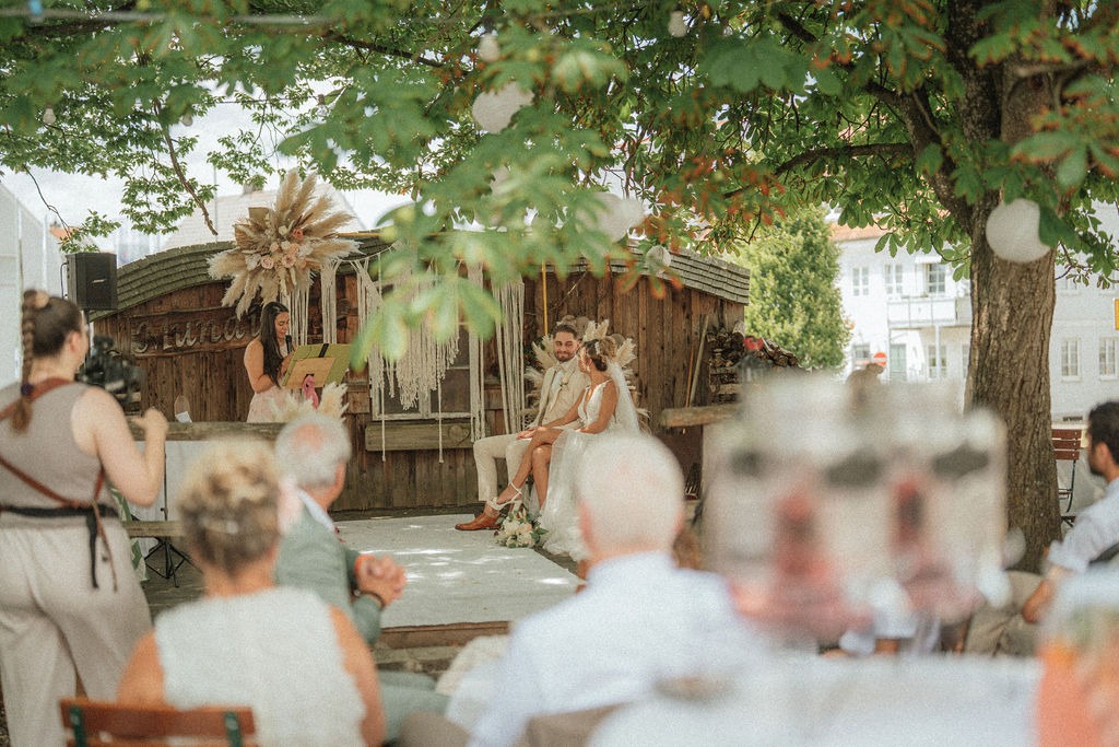 Freie Trauung, Hochzeit von Lavinia und Mike bei Augsburg, Koray Design