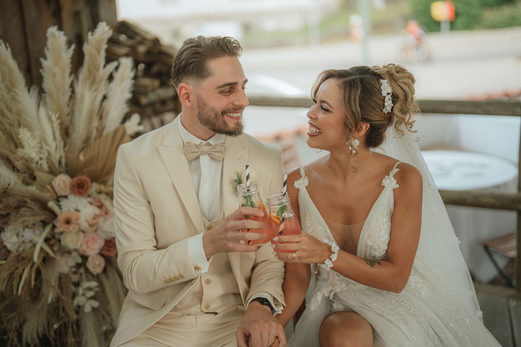 Freie Trauung, Hochzeit von Lavinia und Mike bei Augsburg, Koray Design