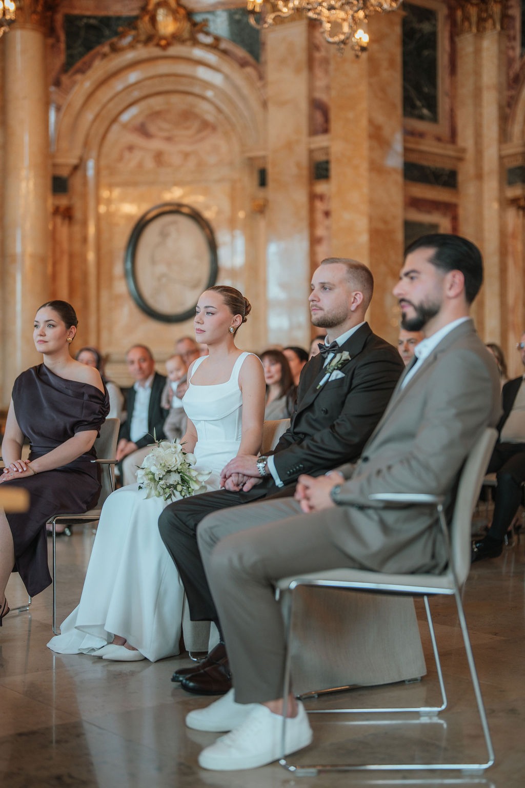 Standesamtliche Trauung im Neuen Schloss Stuttgart, Aylin und Melvin, Koray Design