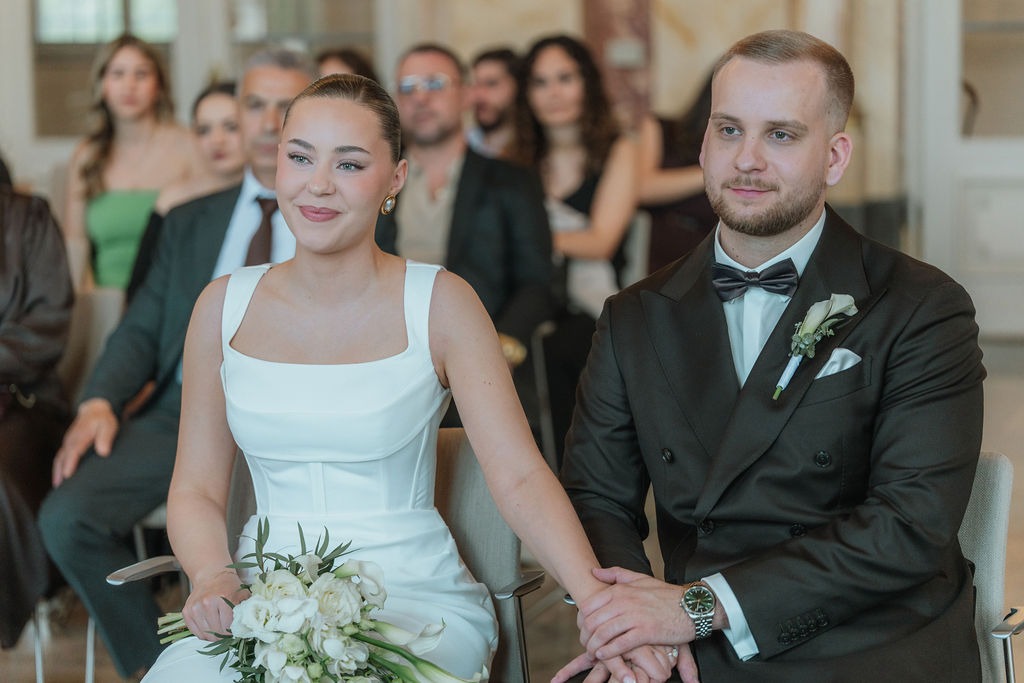 Standesamtliche Trauung im Neuen Schloss Stuttgart, Aylin und Melvin, Koray Design