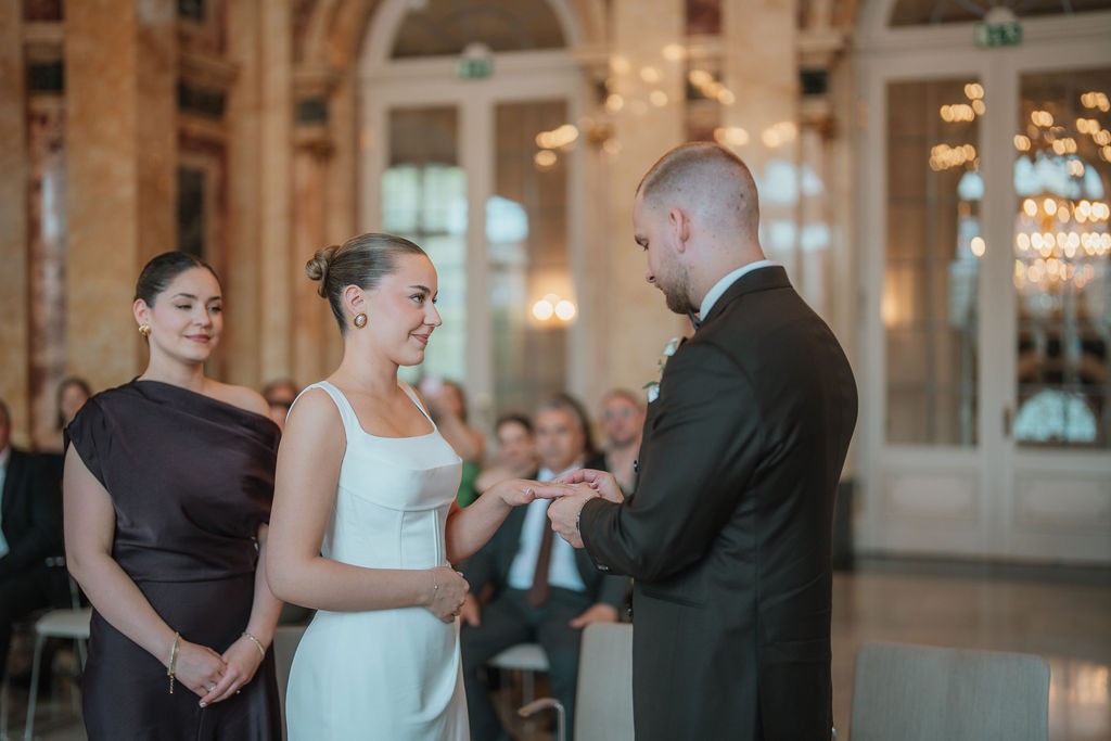 Standesamtliche Trauung im Neuen Schloss Stuttgart, Aylin und Melvin, Koray Design