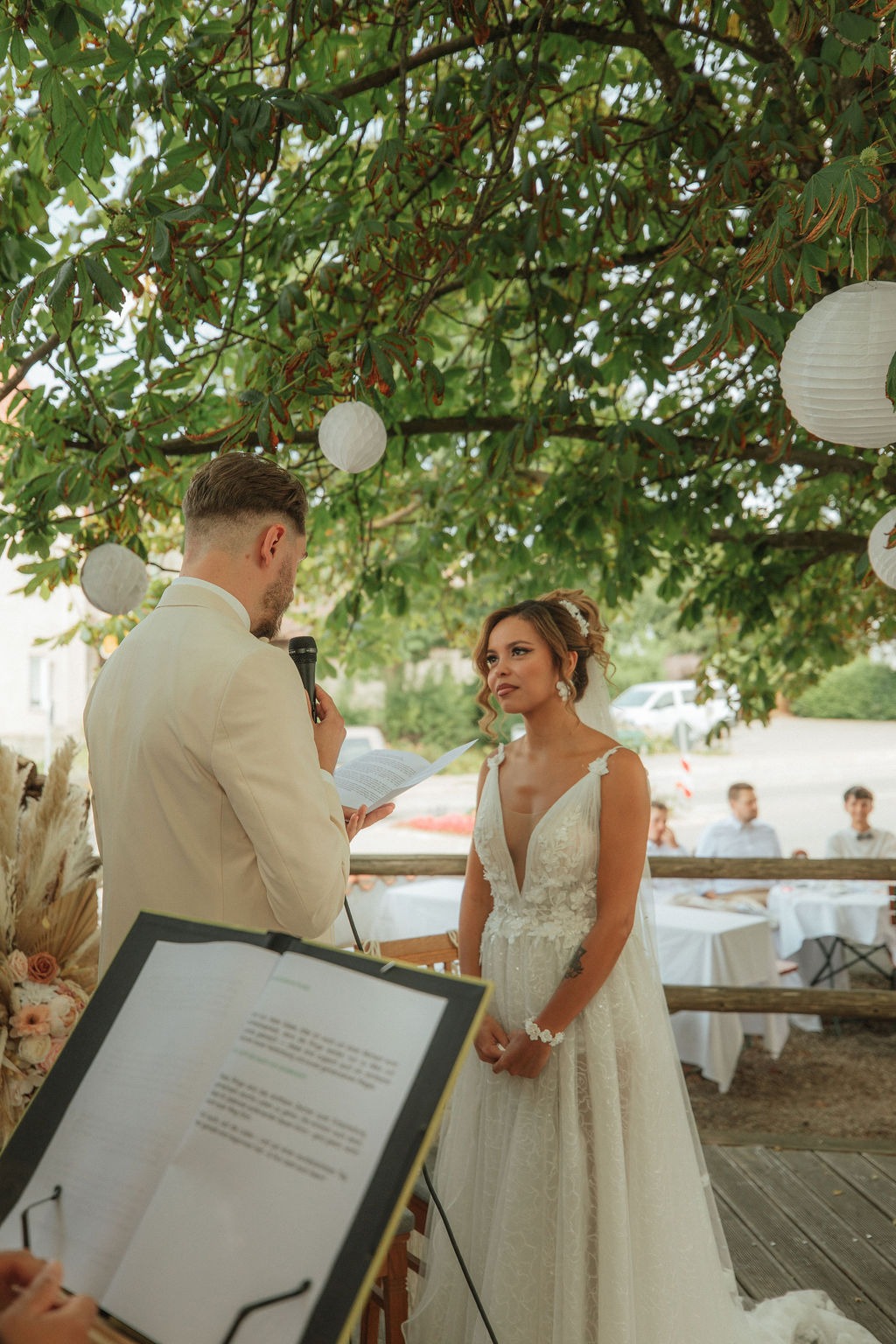 Freie Trauung, Hochzeit von Lavinia und Mike bei Augsburg, Koray Design