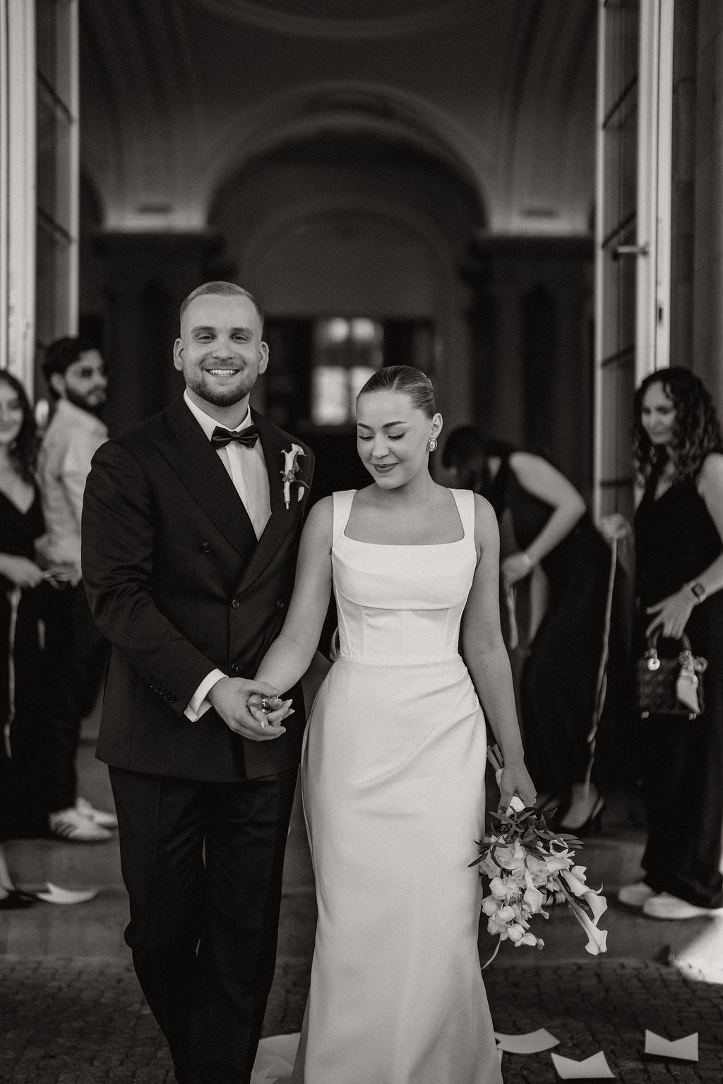 Nach der Trauung im Neuen Schloss Stuttgart, Aylin und Melvin, Koray Design