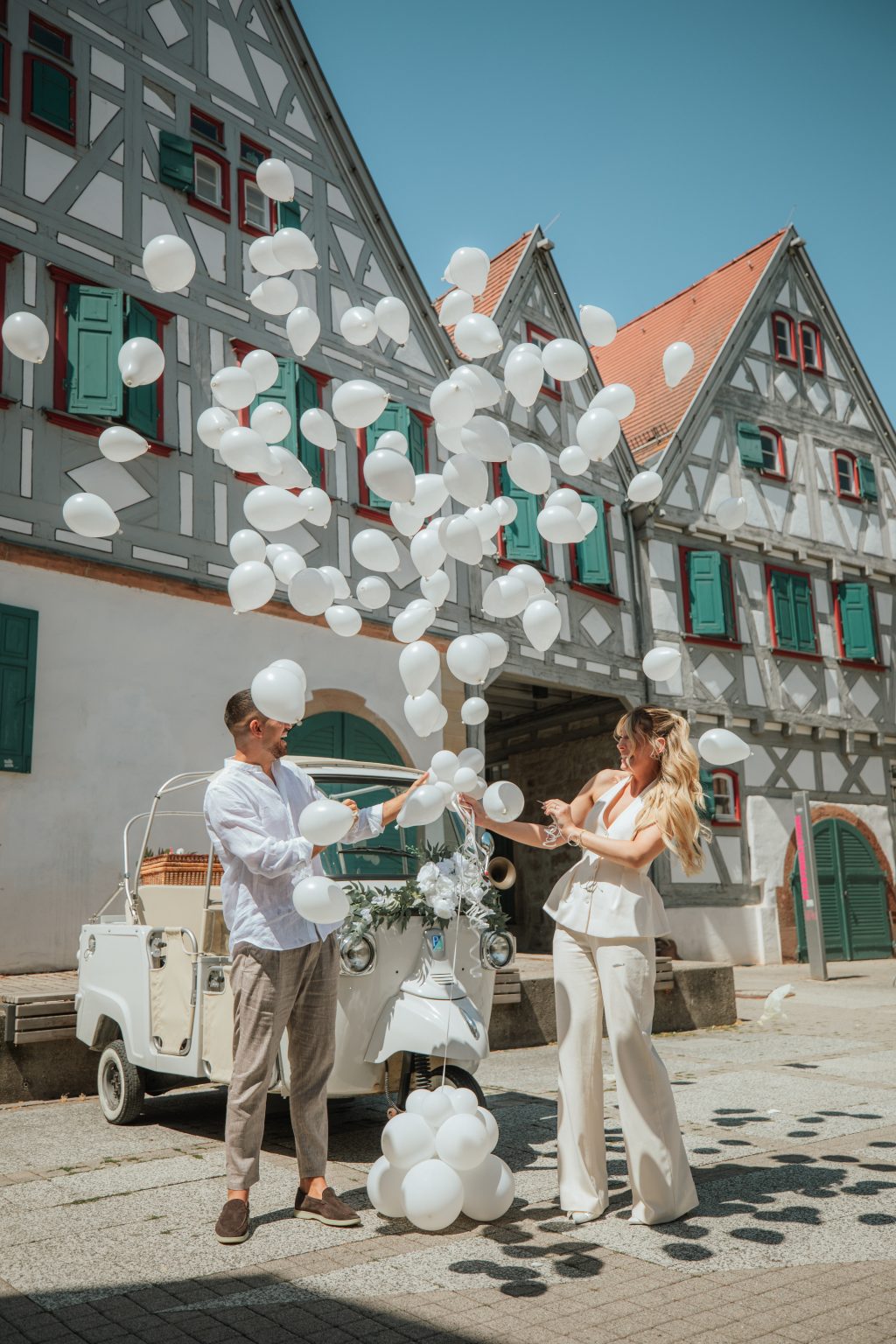 Sabina und Haris, Standesamt Ditzingen und Schloss Solitude Stuttgart